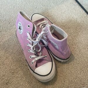 Pink High Top Converse
